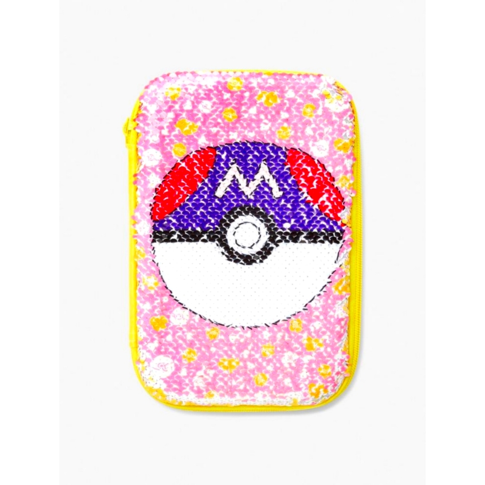 Pokémon Pokéball Sequins Makeup Case - Picture 3 of 7